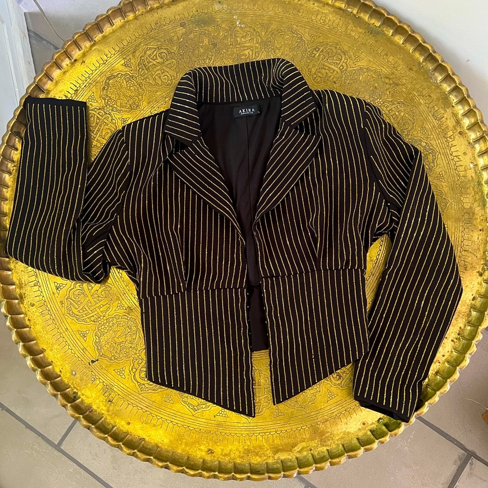 Akira Rhinestone Blazer.